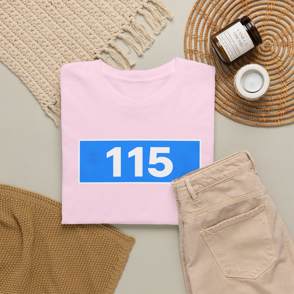 Manchester City 115 Inspired Minimalist Graphic Cotton T-Shirt