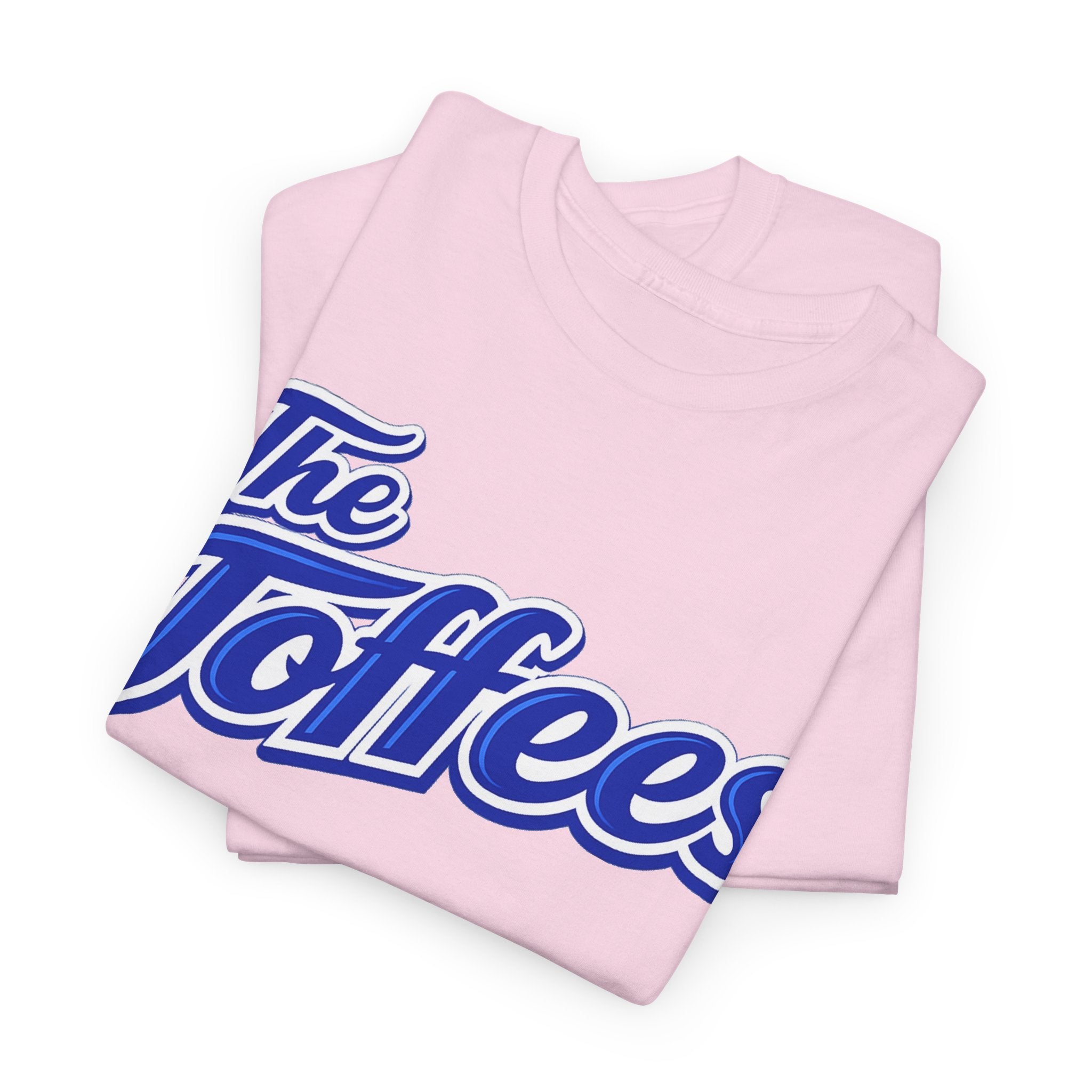 The Toffees Script Tee — Vintage Blue Logo T-Shirt