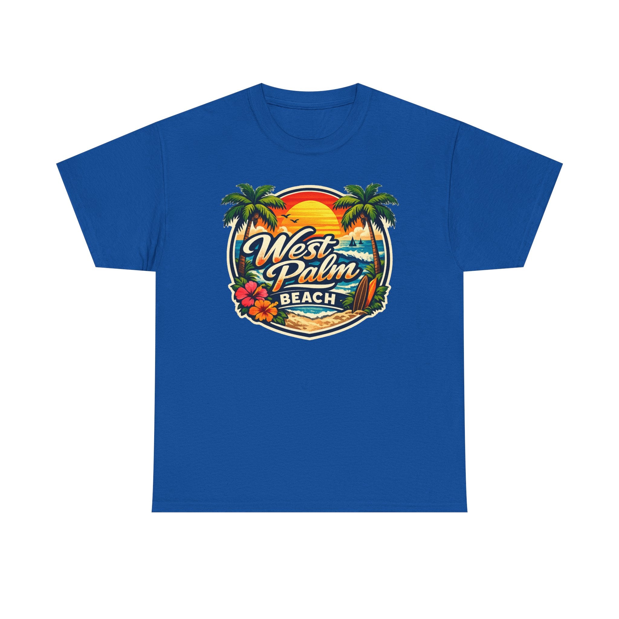 West Palm Beach Retro Sunset T-Shirt