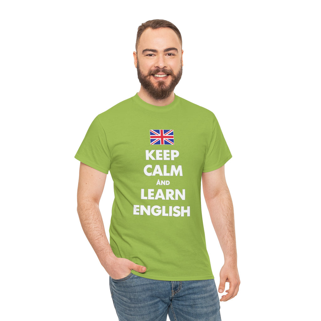 Keep Calm and Learn English T‑Shirt