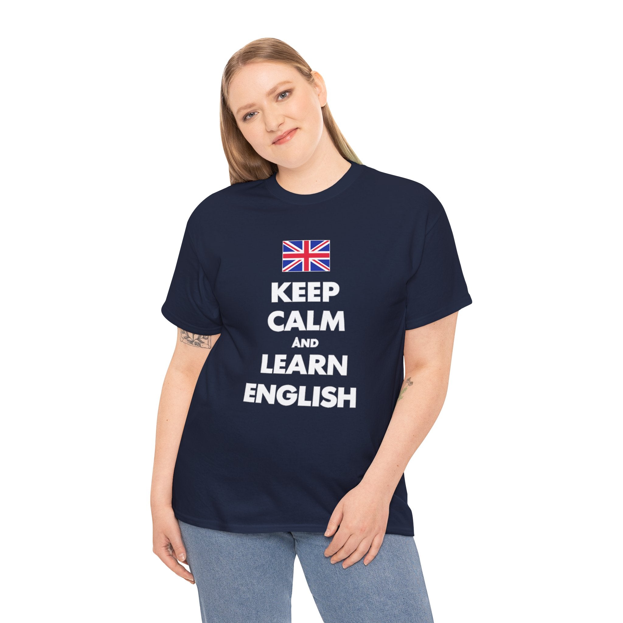 Keep Calm and Learn English T‑Shirt