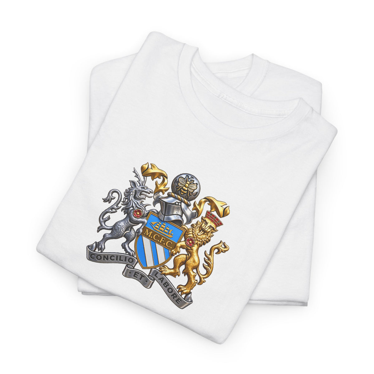Manchester City Coat of Arms Unisex Heavy Cotton Tee