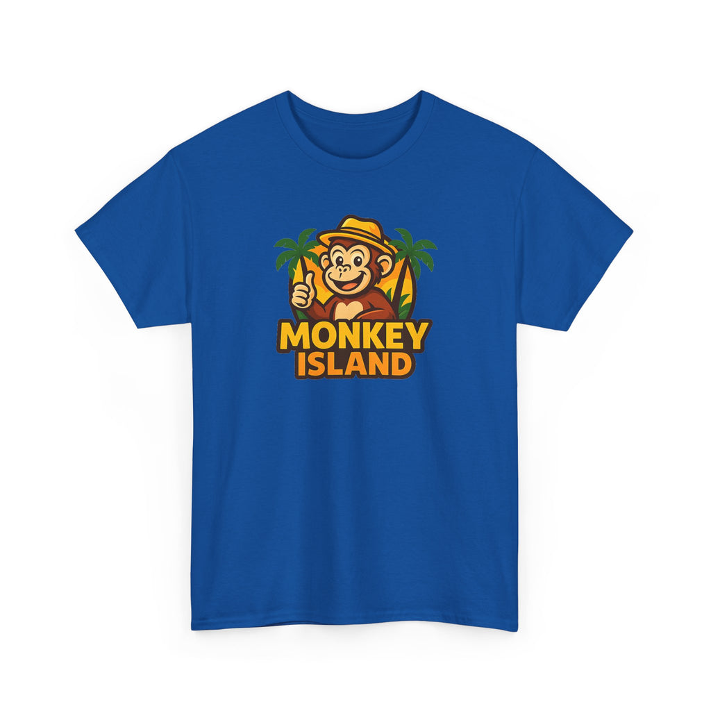 Monkey Island T-Shirt — Cute Tropical Monkey Logo Tee