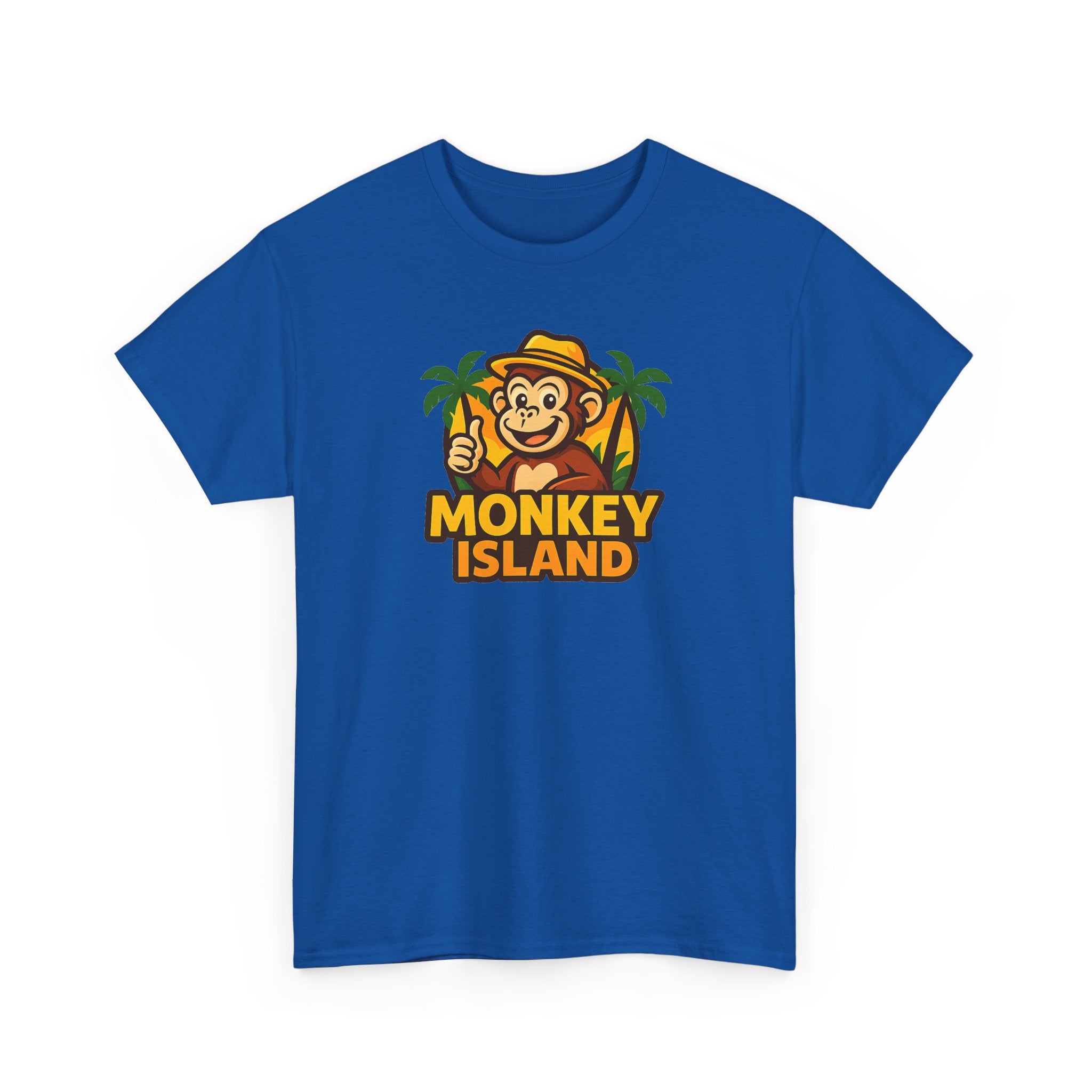 Monkey Island T-Shirt — Cute Tropical Monkey Logo Tee