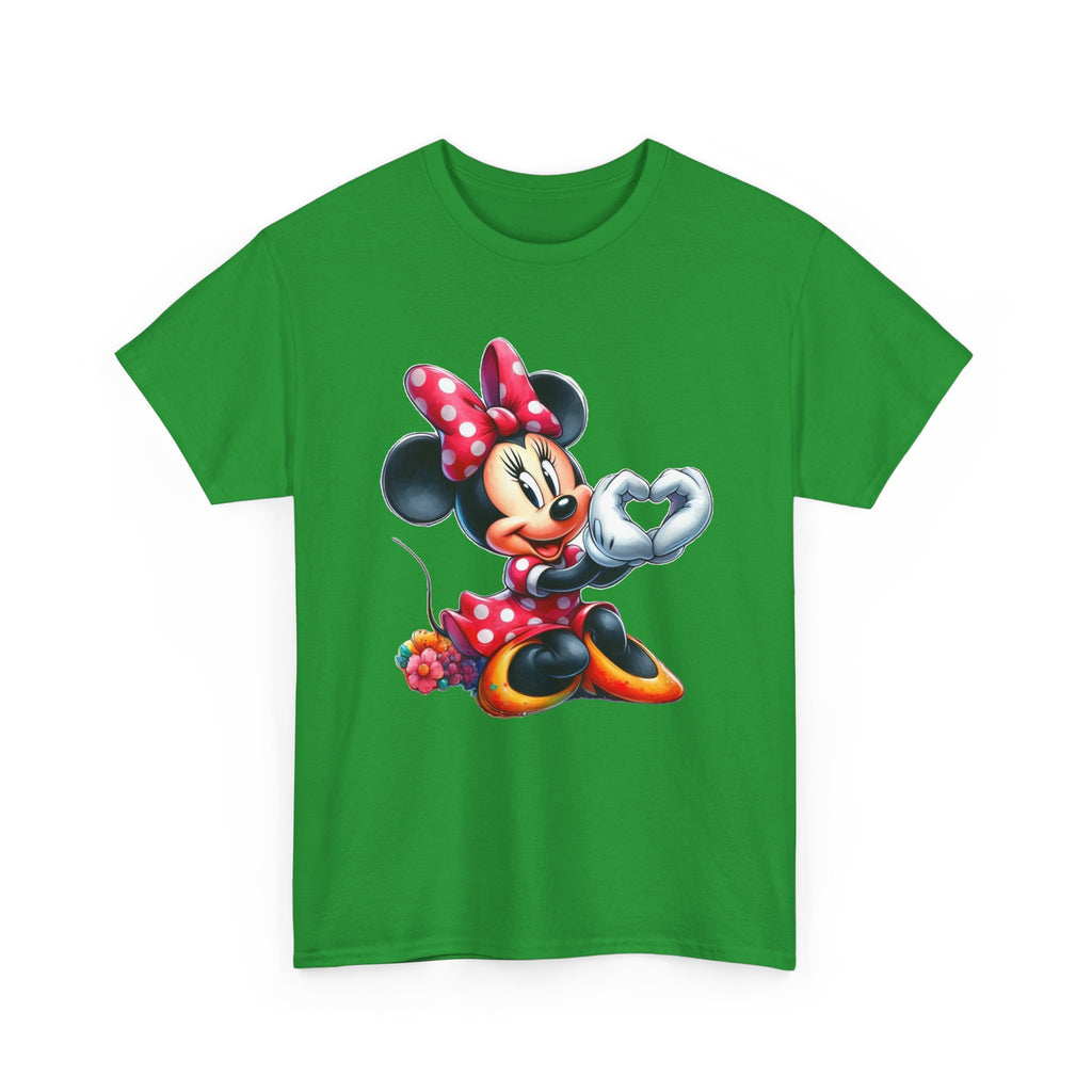 Minnie Mouse Character Heart Graphic Tee