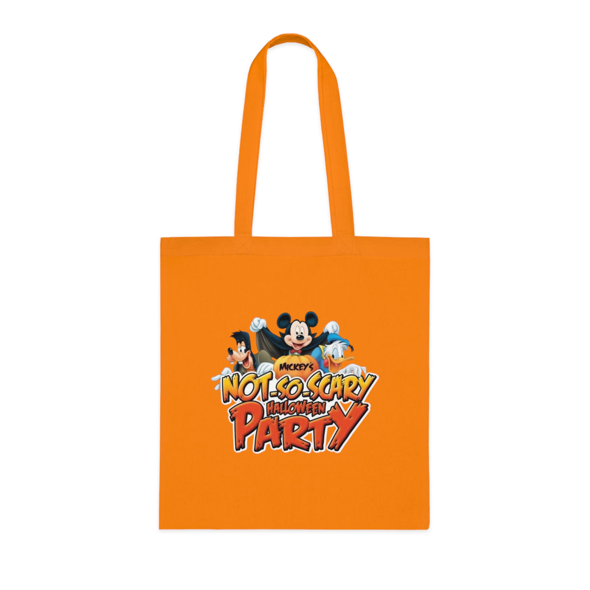 Mickey "Not So Scary Halloween Party" Cotton Tote — Disney Trick-or-Treat Bag