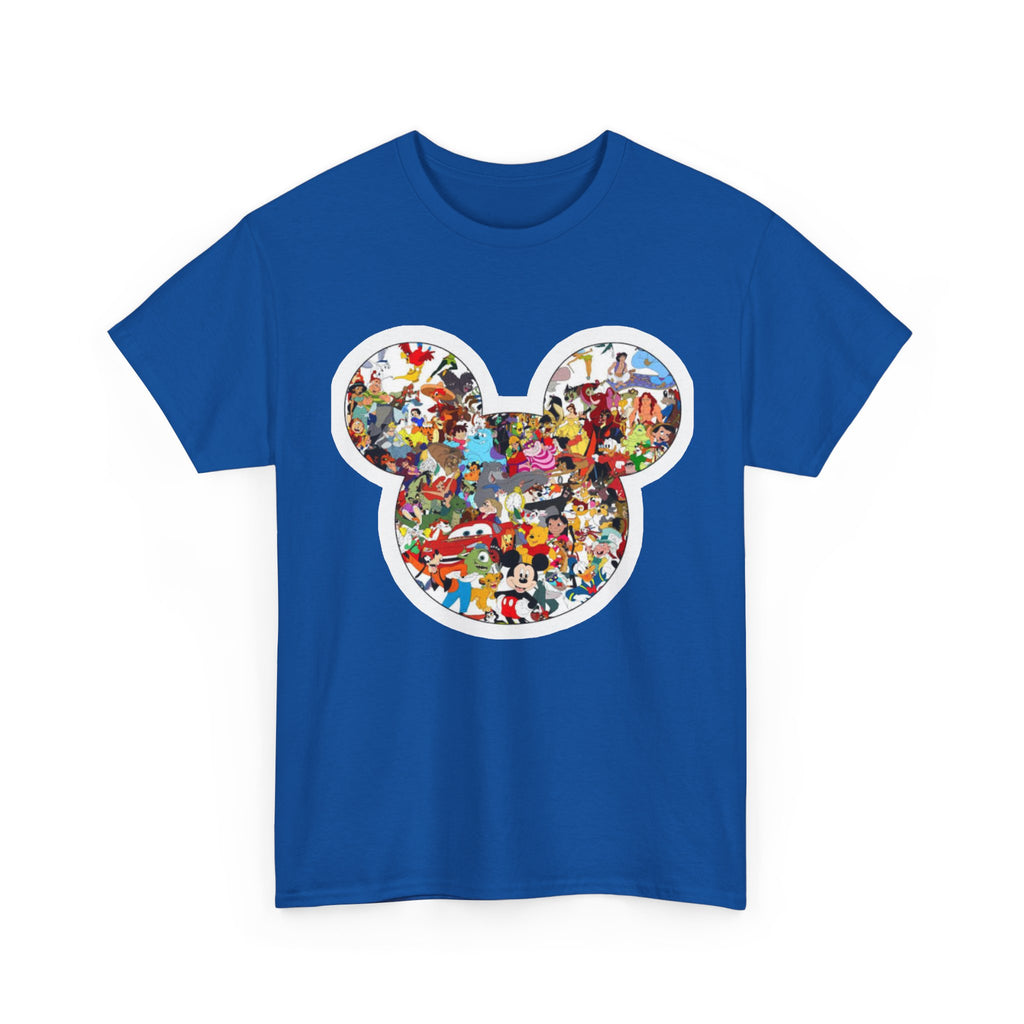 Mickey Collage T-Shirt — Vintage Disney Characters Graphic Tee