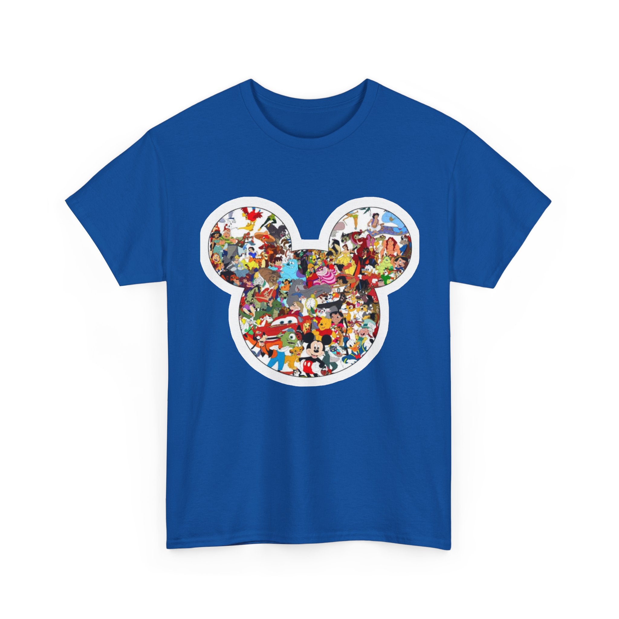 Mickey Collage T-Shirt — Vintage Disney Characters Graphic Tee