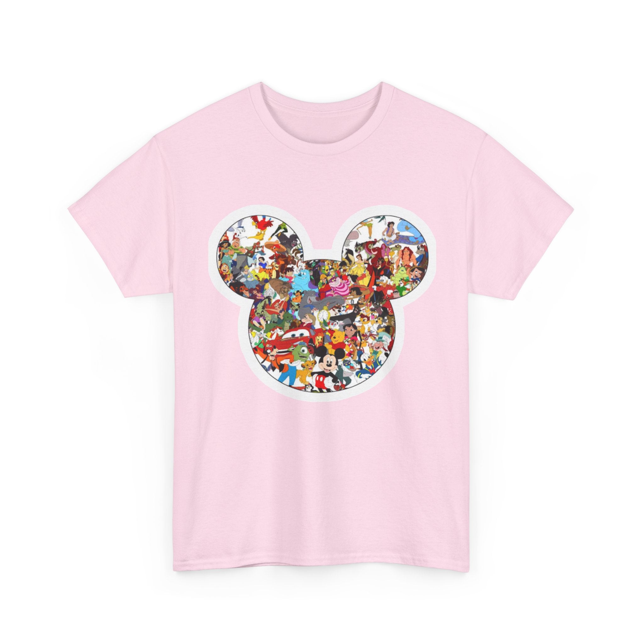 Mickey Collage T-Shirt — Vintage Disney Characters Graphic Tee
