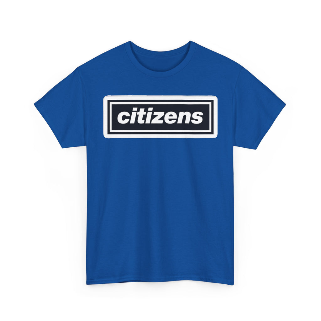 Citizens Manchester City Logo T-Shirt — Minimal Retro Box-Logo Tee