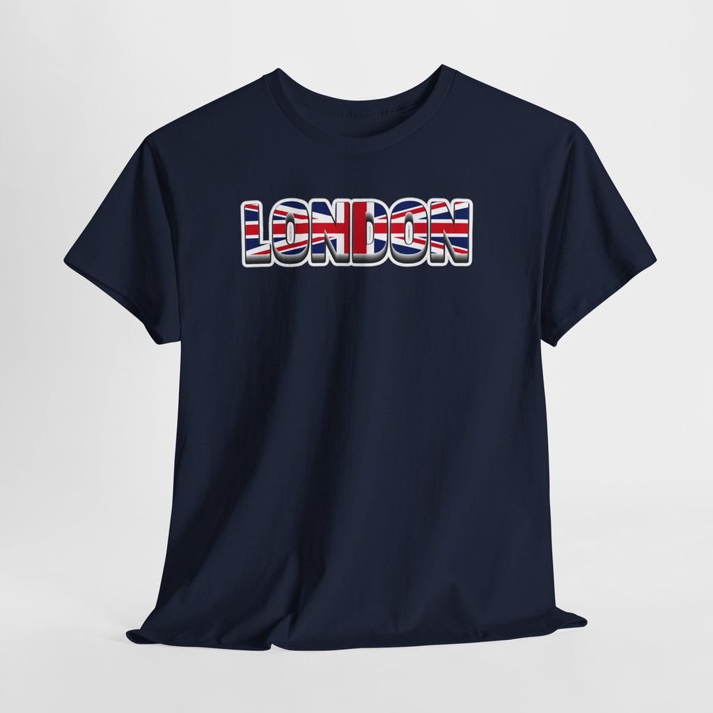 London Union Jack Graphic Tee — Bold UK Travel T-Shirt