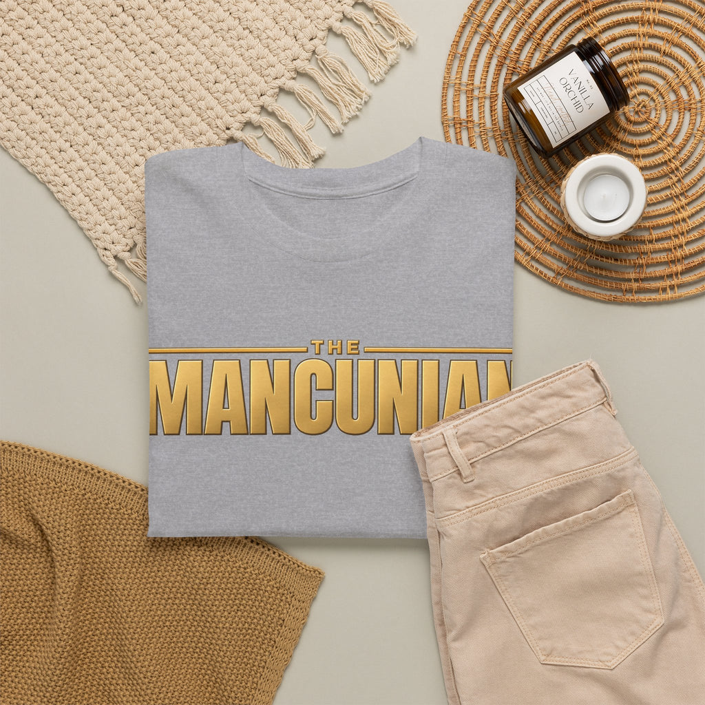 Mancunian Gold Logo Cotton T‑Shirt