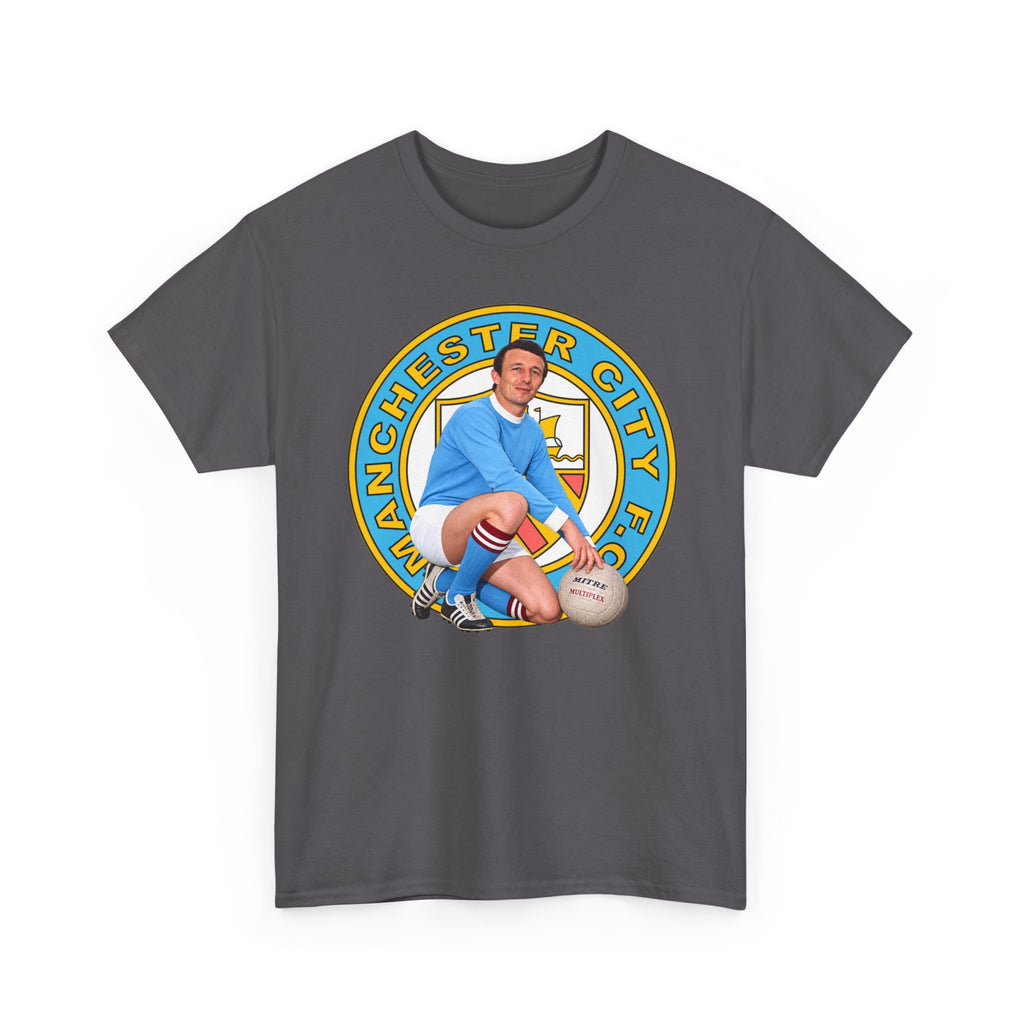 Mike Summerbee Manchester City Legend Retro Player Soccer T-Shirt
