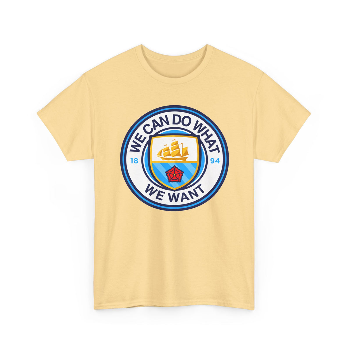 We Can Do What We Want Manchester  City Graphic Cotton T-Shirt