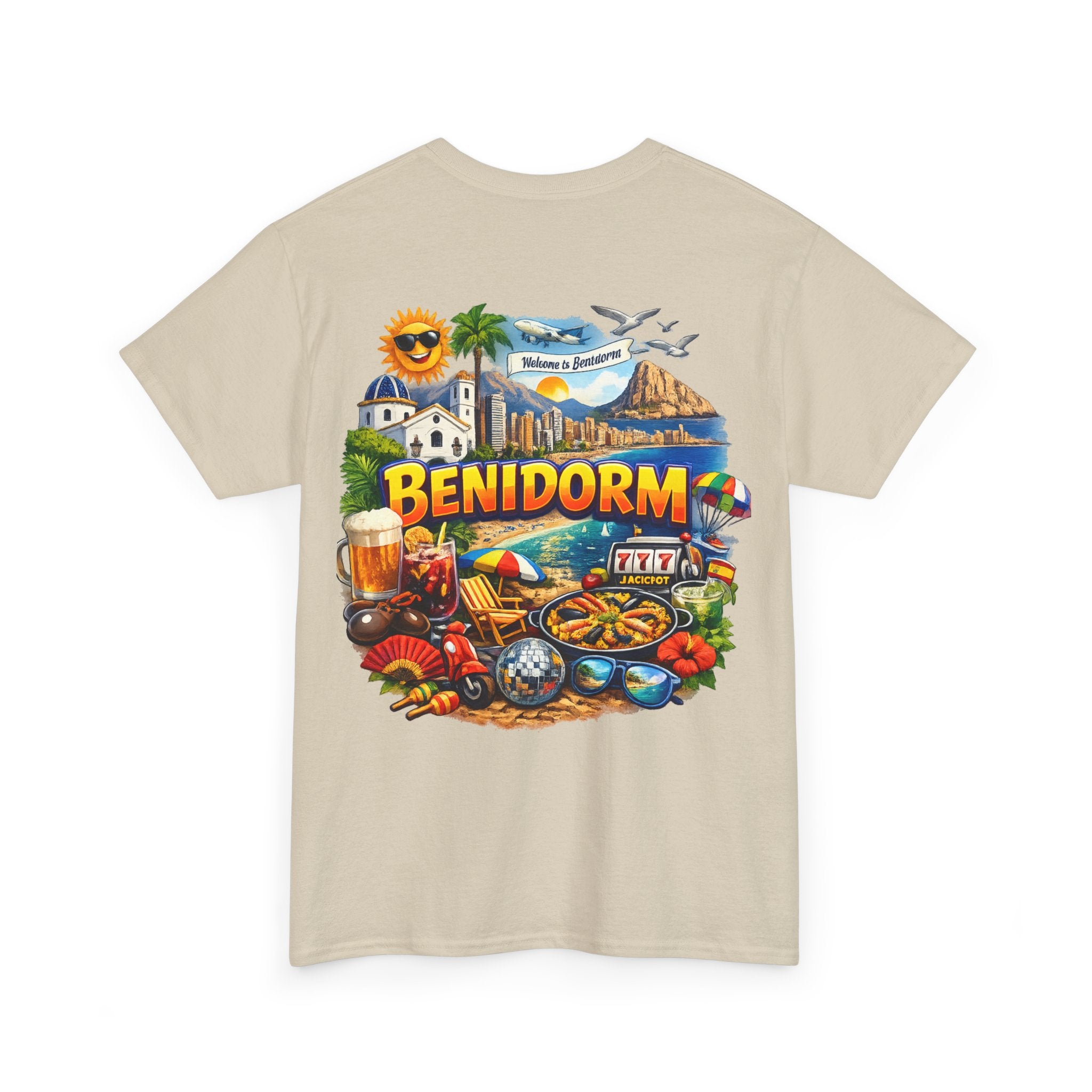 Benidorm Souvenir T‑Shirt — Spain Beach Holiday Graphic Tee