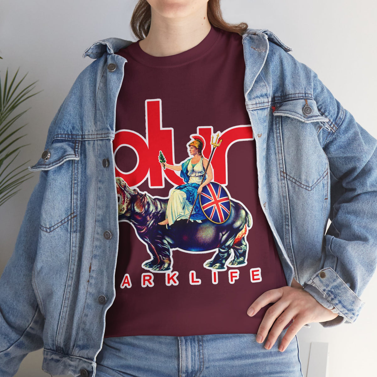 Blur PARKLIFE British Bulldog Graphic Cotton T-Shirt