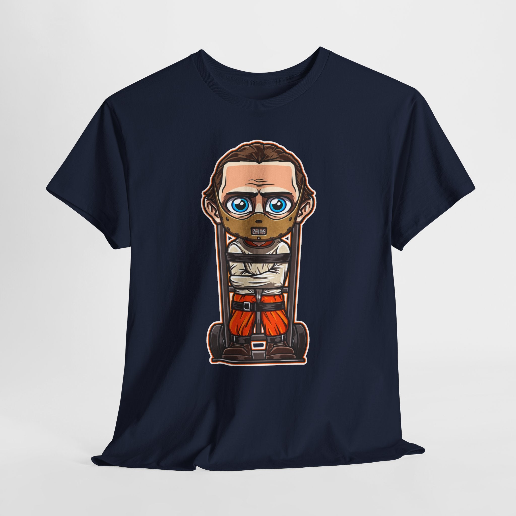 Chibi Prisoner Character Tee — Cute Cartoon Inmate Graphic T-Shirt