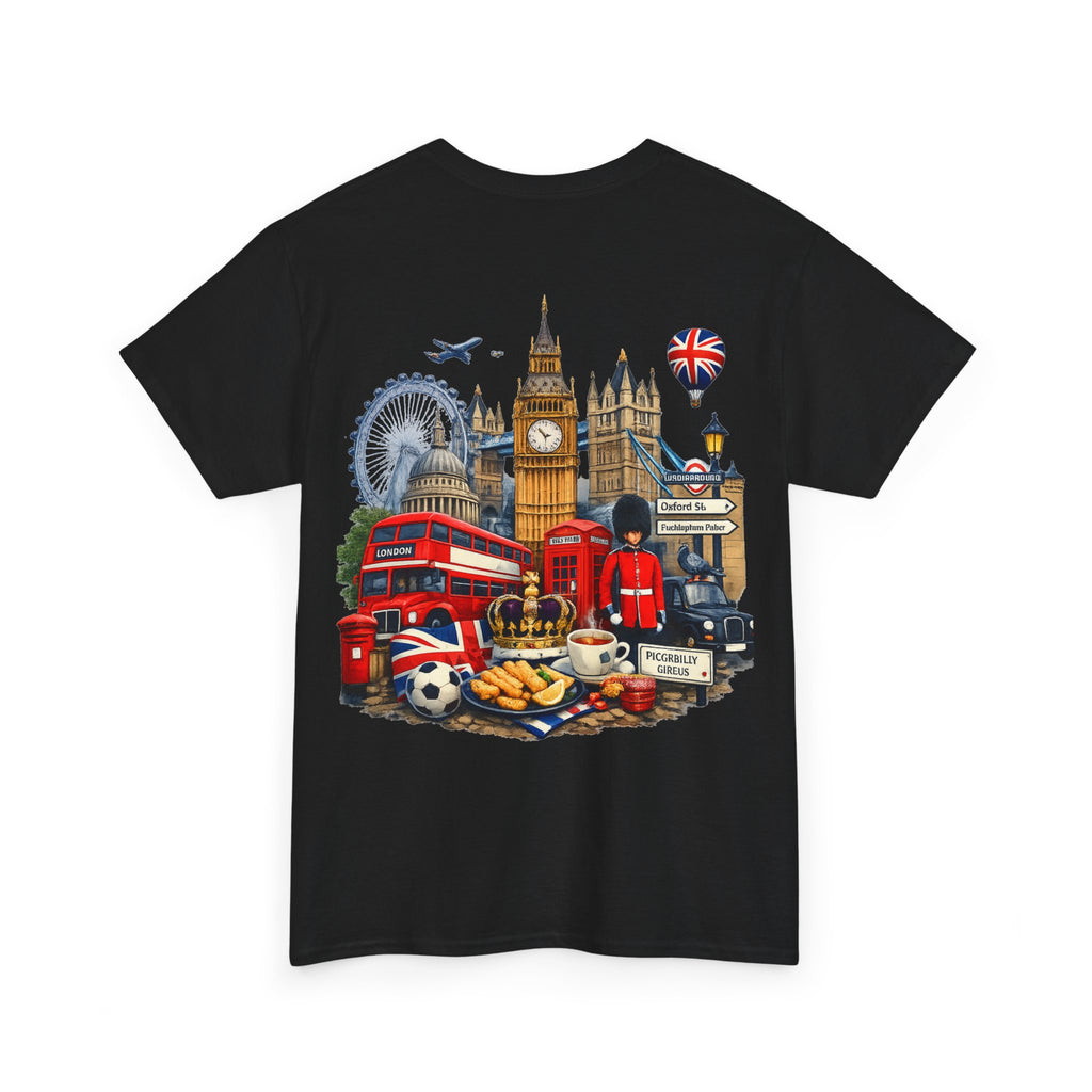 London Landmarks T‑Shirt — British Icons Collage Tee
