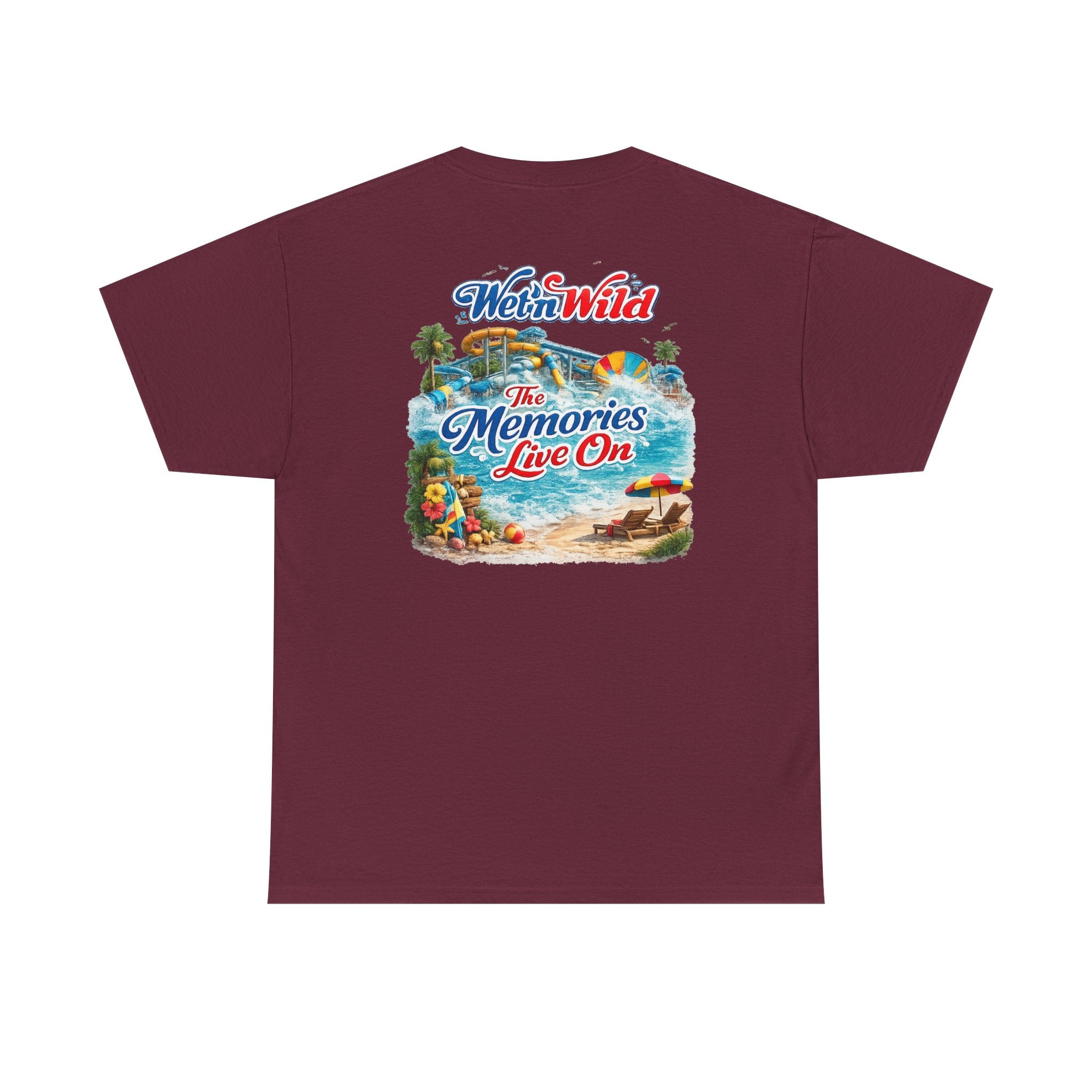 Wet 'n Wild Orlando Graphic Tee — "The Memories Live On" Retro Vacation T‑Shirt
