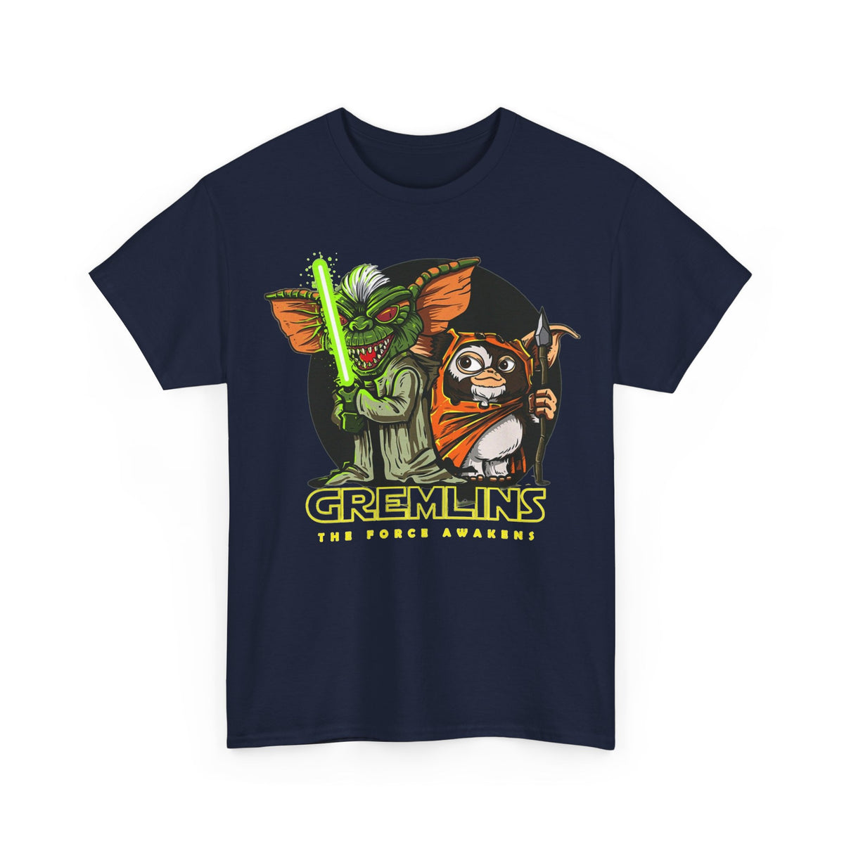 Gremlins Star Wars Parody Tee — 'The Force Awakens' Mashup T-Shirt