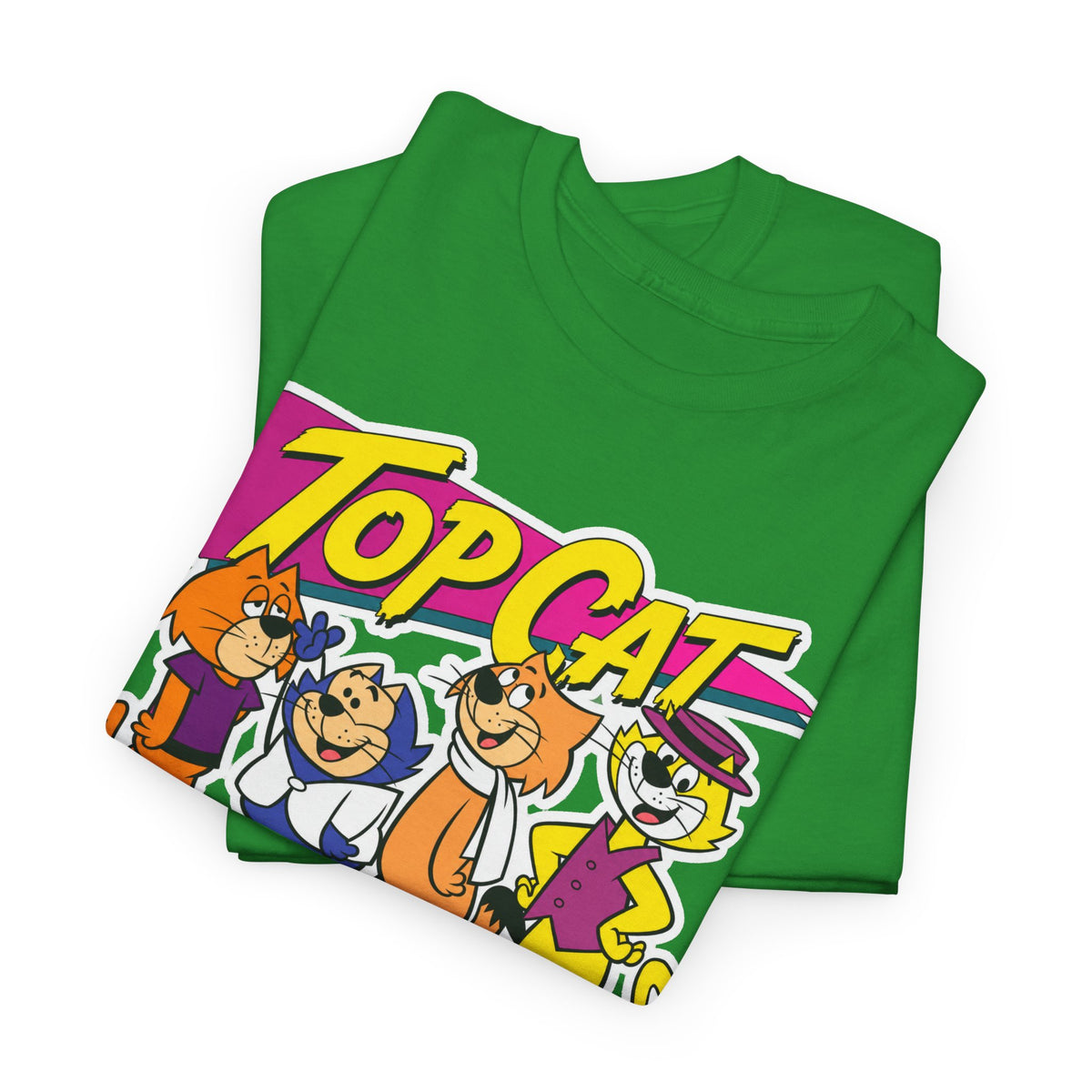 Top Cat Retro Cartoon Cotton T-Shirt / Tee