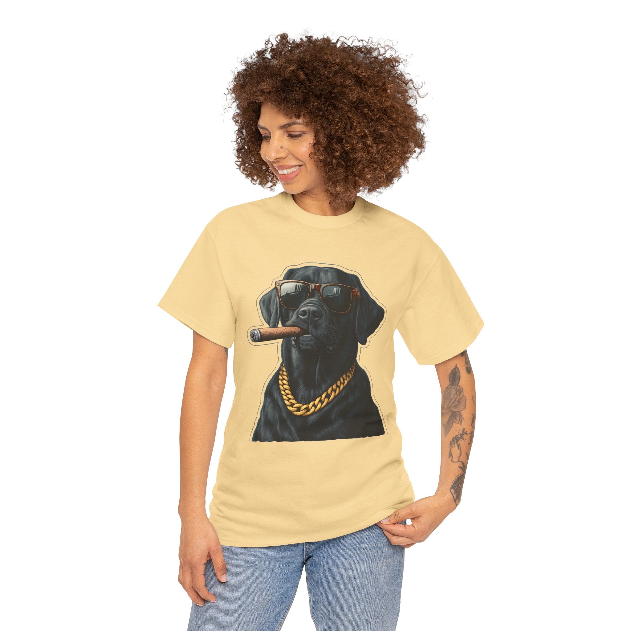 Cool Rottweiler Smoking Cigar Graphic Tee — Dog Lover Streetwear