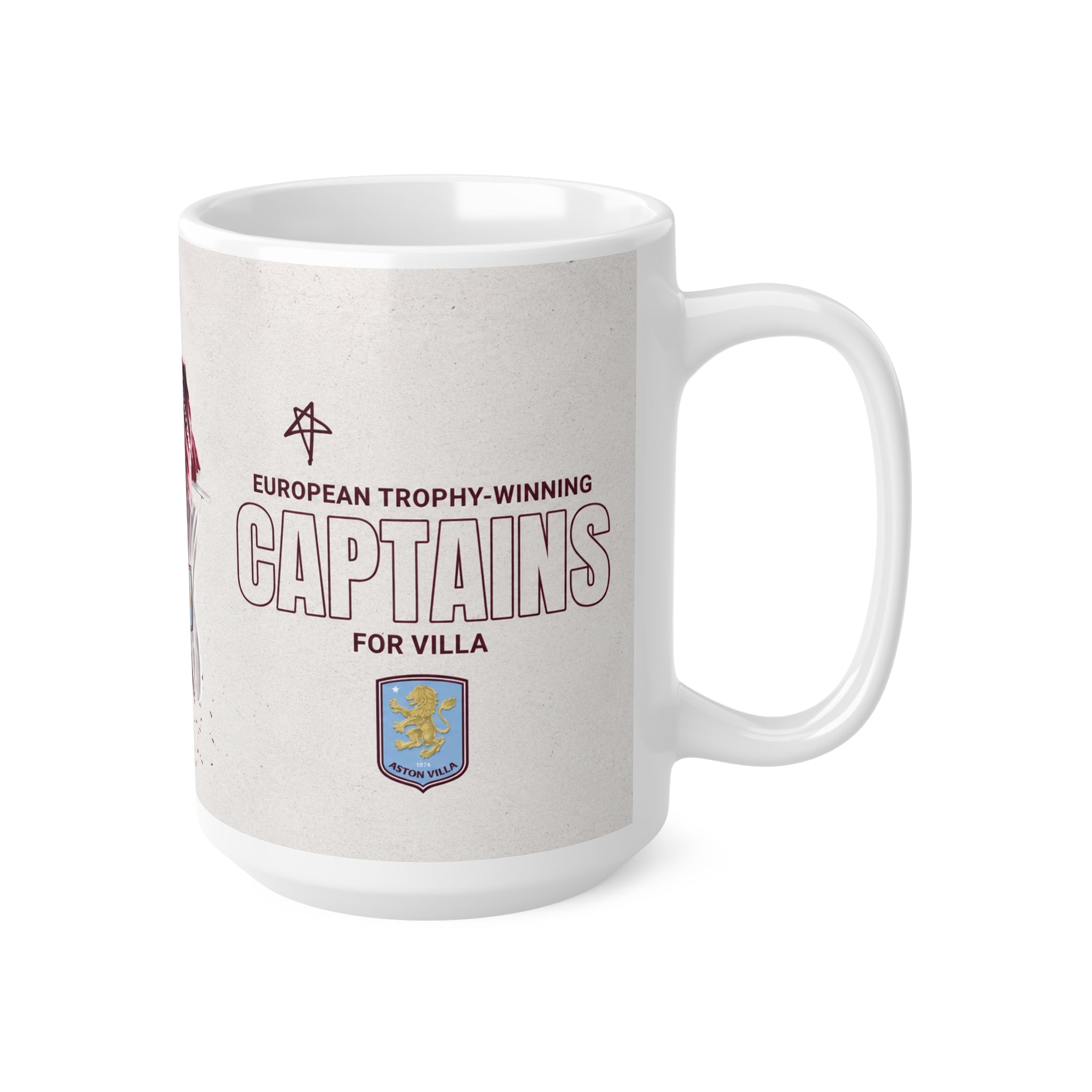 Aston Villa Captains Ceramic Coffee Mug — 11oz & 15oz