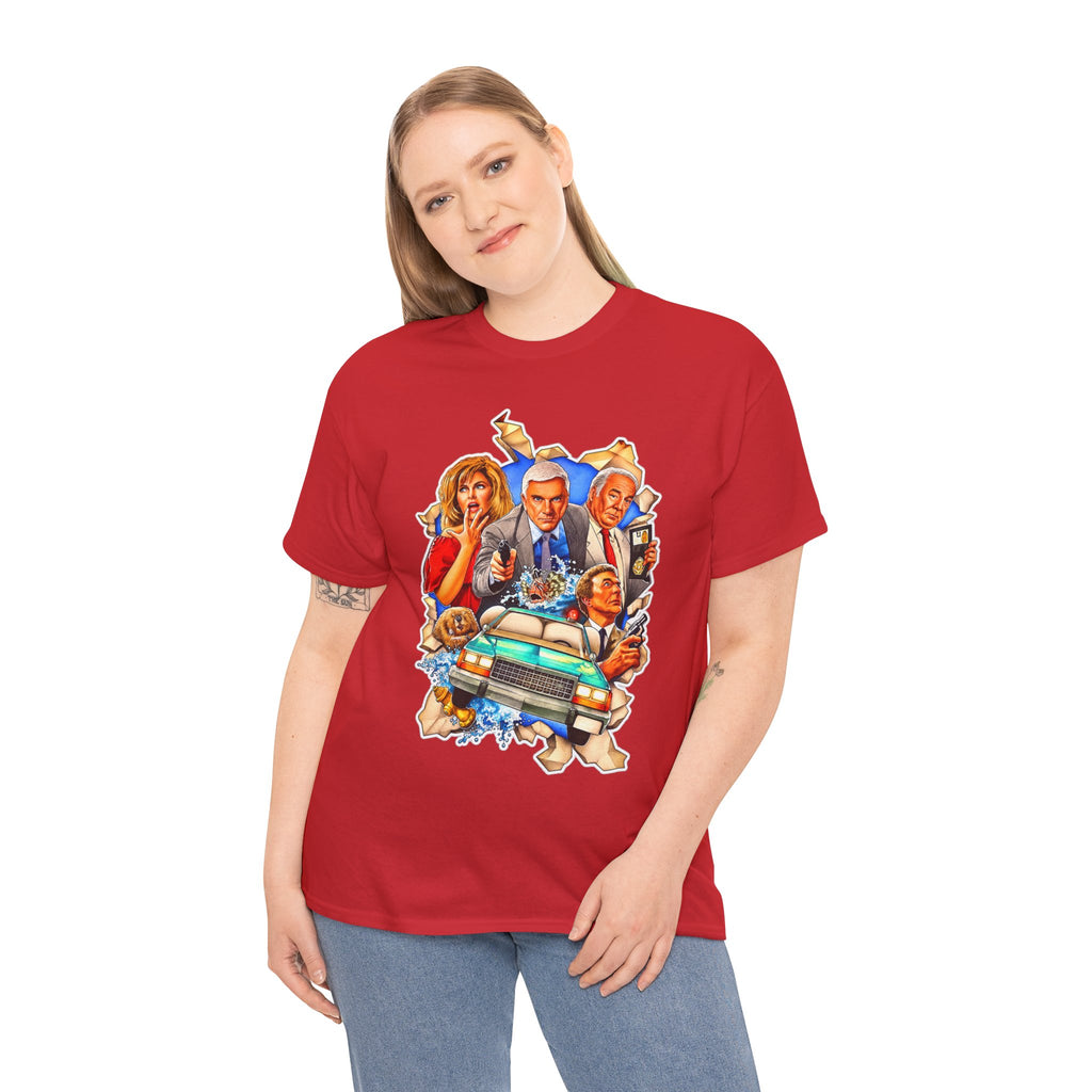 The Naked Gun / Police Squad Crime Comedy Movie Poster Cotton T-Shirt