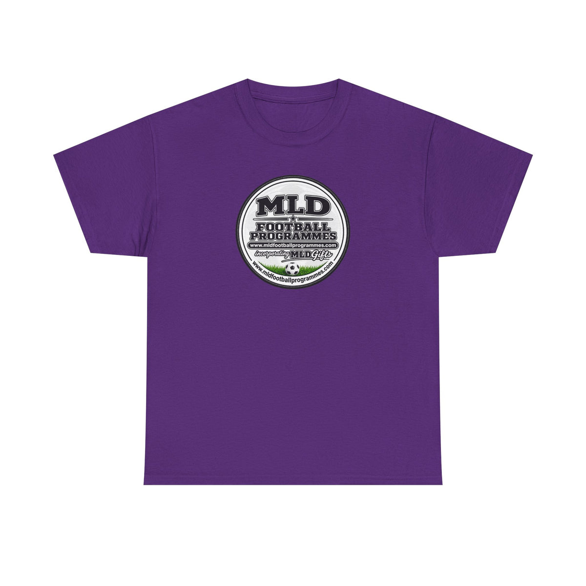 MLD Football Programmes Vintage Logo Cotton T-Shirt