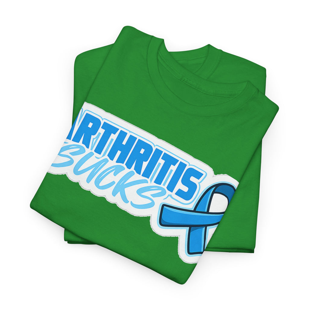 Arthritis Sucks T-Shirt with Awareness Ribbon — Arthritis Support Tee