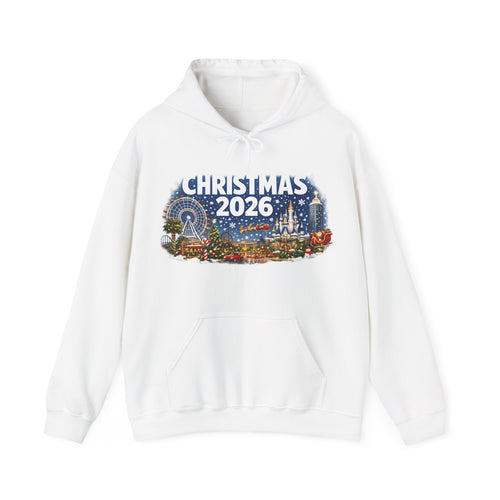 Christmas 2026 Holiday Hoodie — Festive Winter Village Sweatshirt