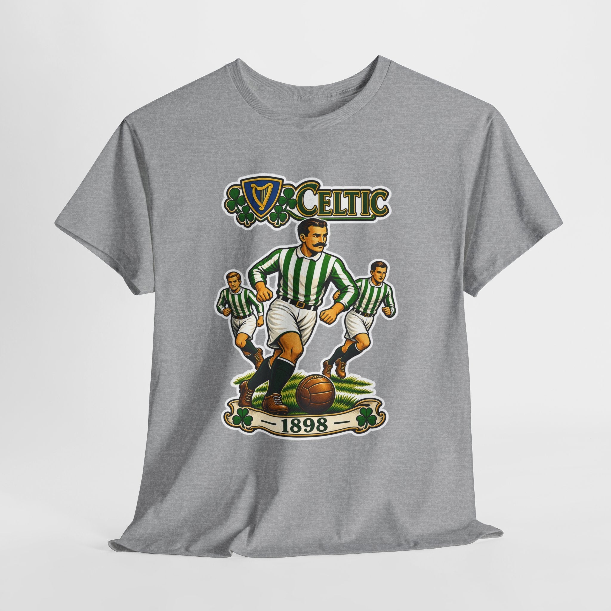 Celtic Football Retro Players Tee — 1898 Vintage Soccer Shirt