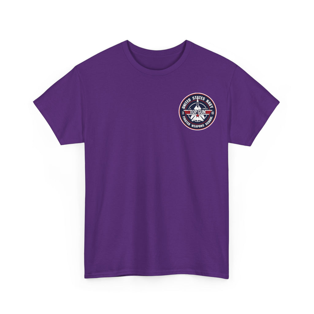 US Navy Top Gun School T-Shirt — 'High Speed' Vintage Cotton T-Shirt
