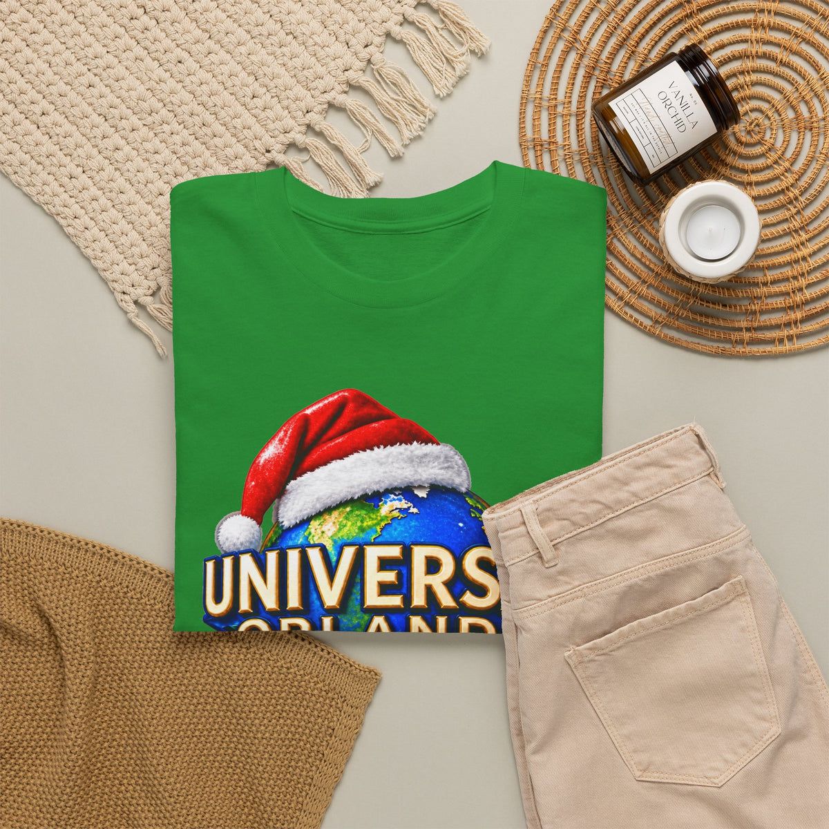 Universal Orlando Merry Christmas Cotton T-Shirt