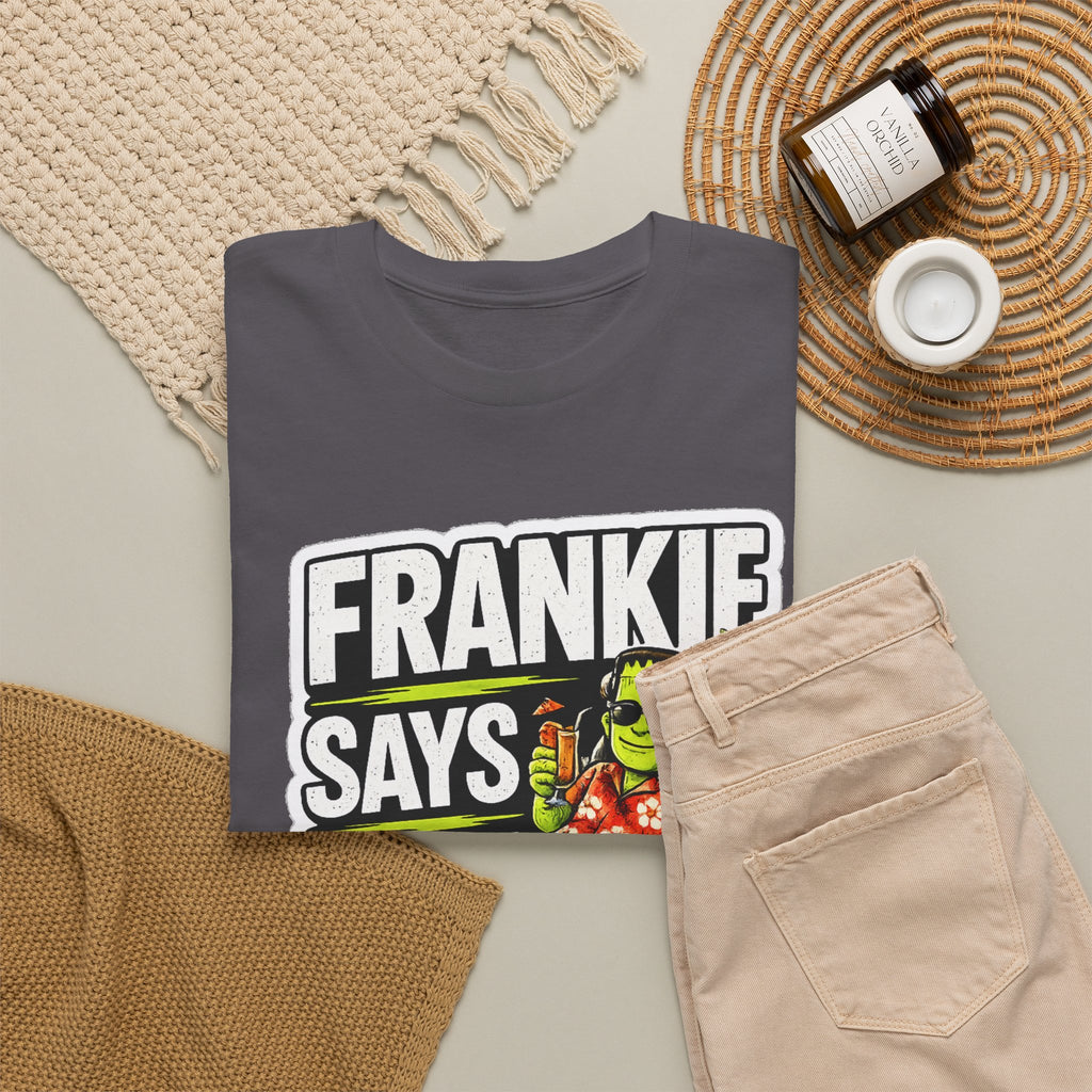 Frankie Says Relax Funny Graphic Cotton T-Shirt