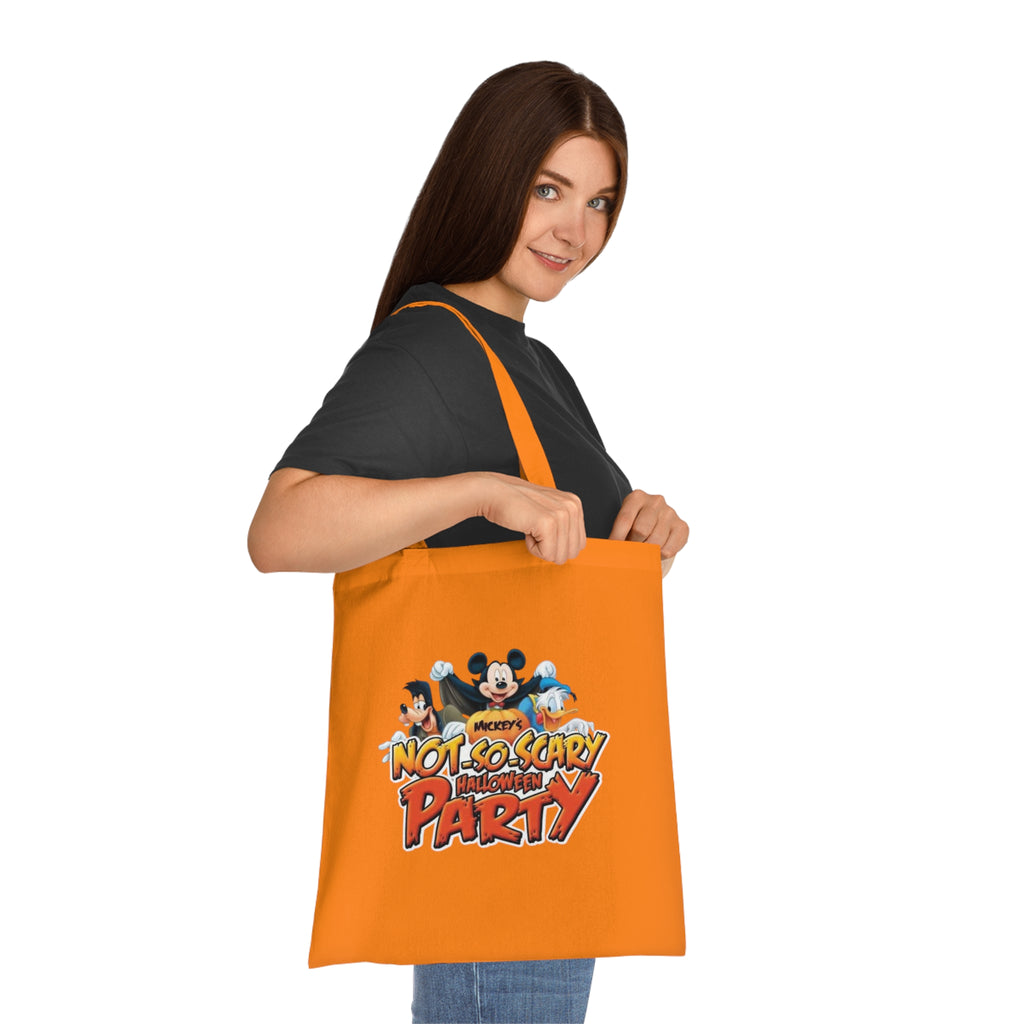 Mickey "Not So Scary Halloween Party" Cotton Tote — Disney Trick-or-Treat Bag