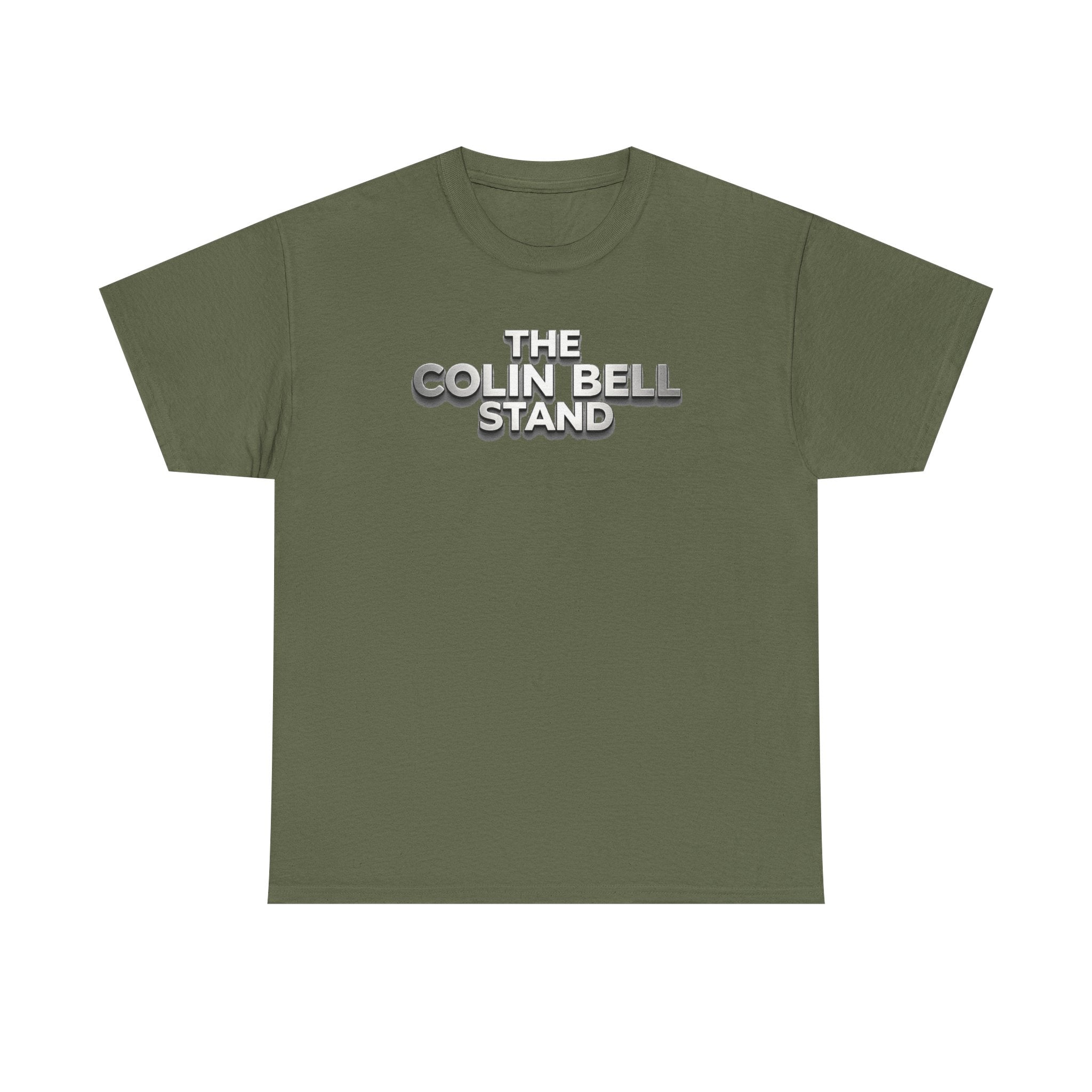 T-Shirt — “The Colin Bell Stand” Retro Chrome Text Tee