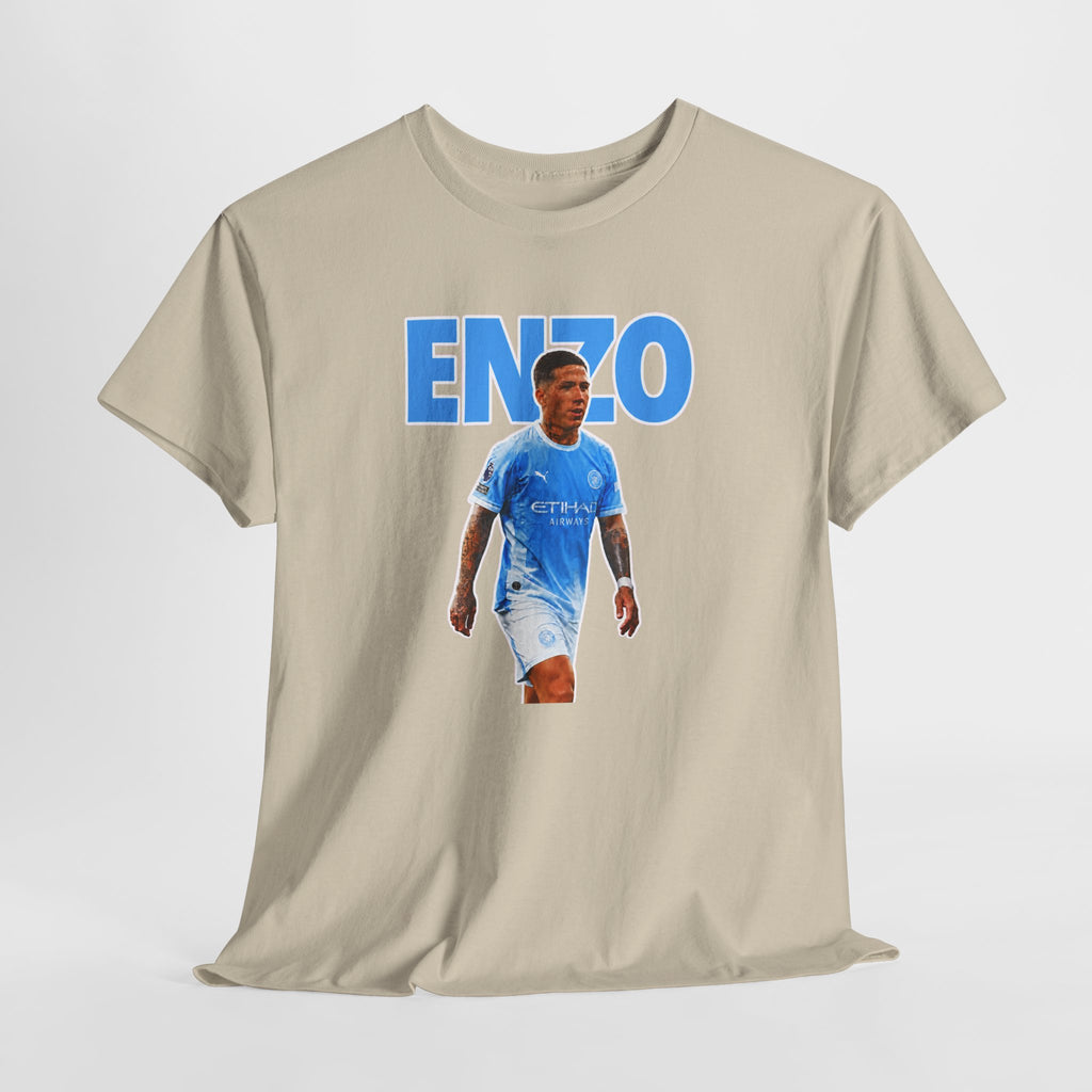 Enzo Fernandez Manchester City Inspired Cotton T-Shirt