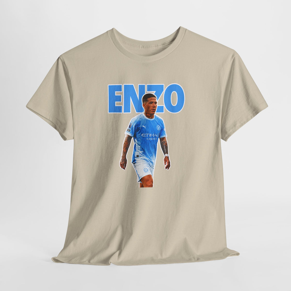 Enzo Fernandez Manchester City Inspired Cotton T-Shirt