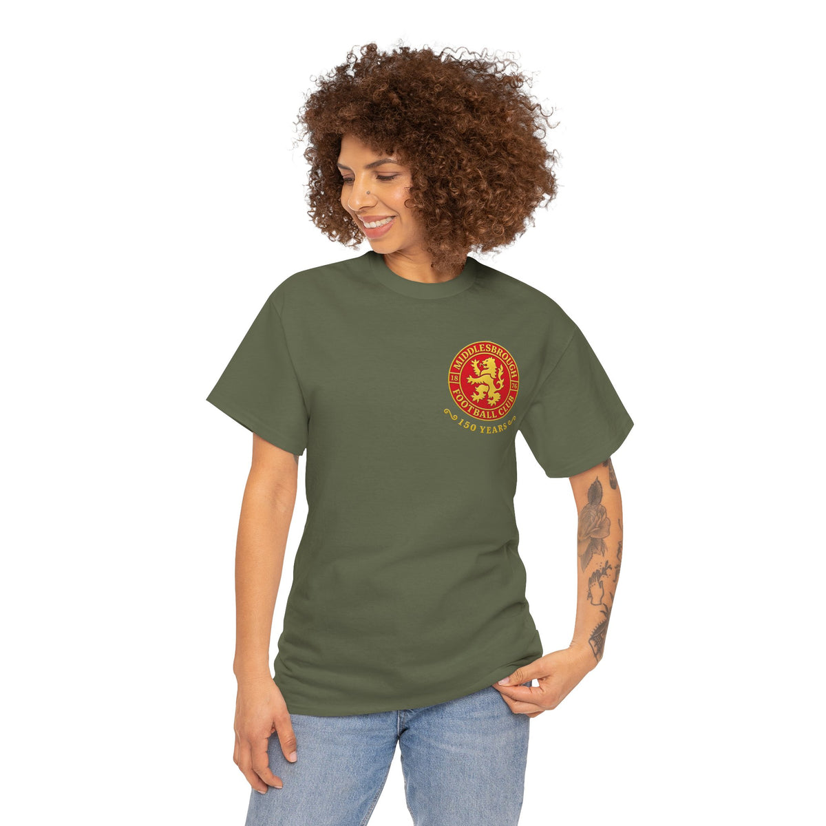 Middlesbrough 150th Crest Cotton T-Shirt