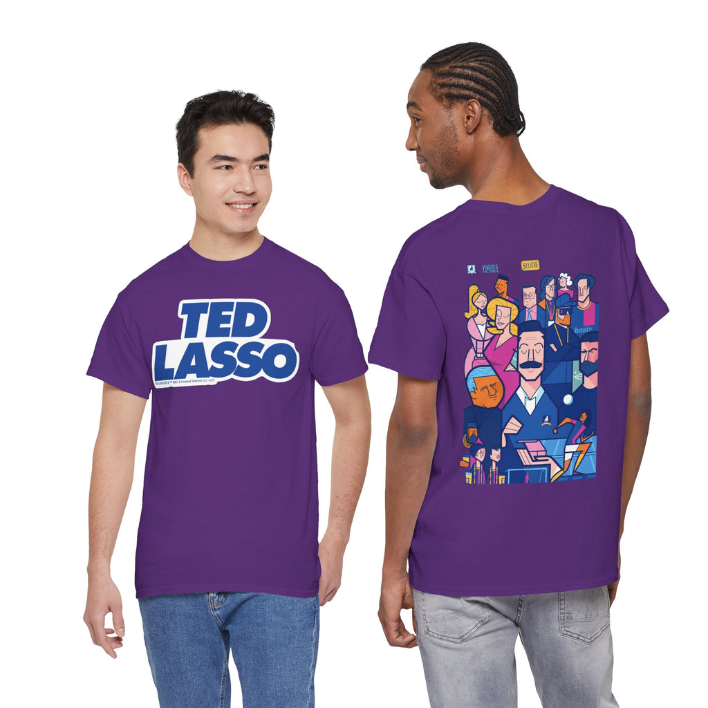 Ted Lasso Inspired Graphic Tee — Retro Team Illustration