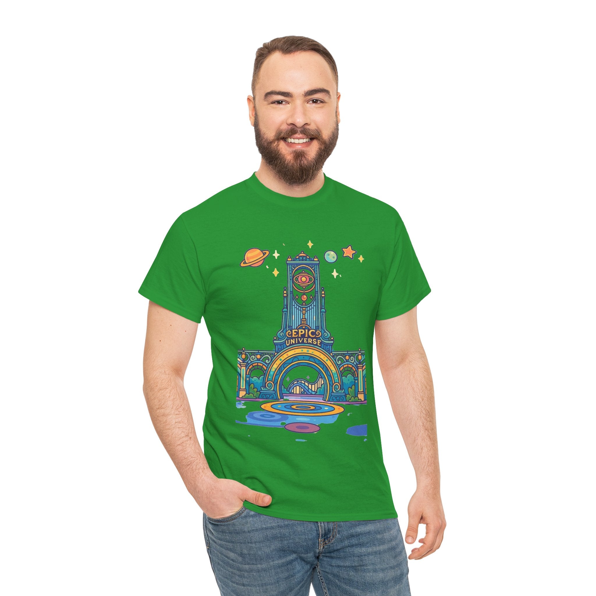 Universal Studios Family Vacation T-Shirt — Retro Space Theater Graphic Tee