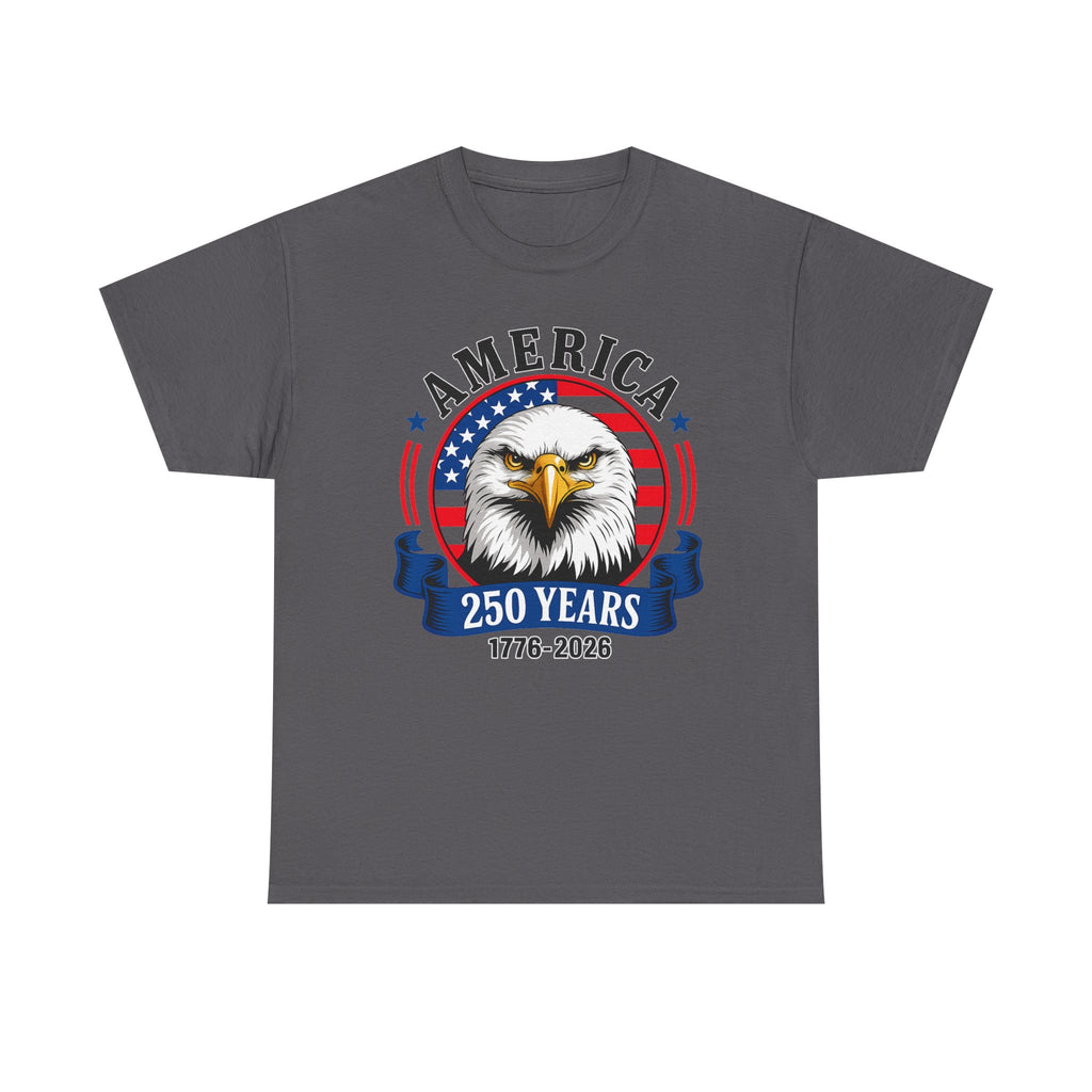 America 250 Years T-Shirt – Bald Eagle 1776–2026 Patriotic Tee