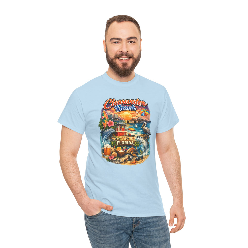 Clearwater Beach Florida Vintage Vacation T-Shirt