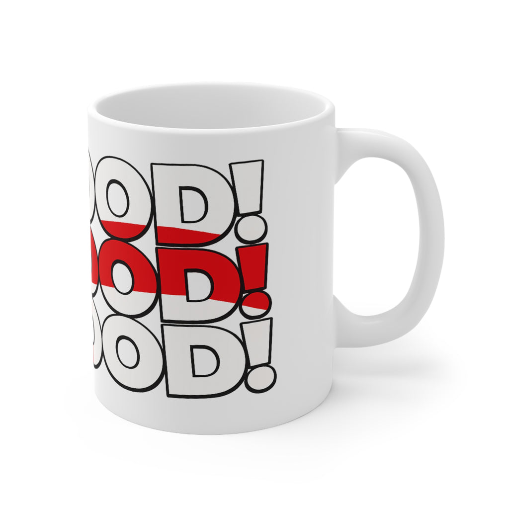 England 'SO GOOD' Bold Graphic Ceramic Coffee Cup (11oz & 15oz)