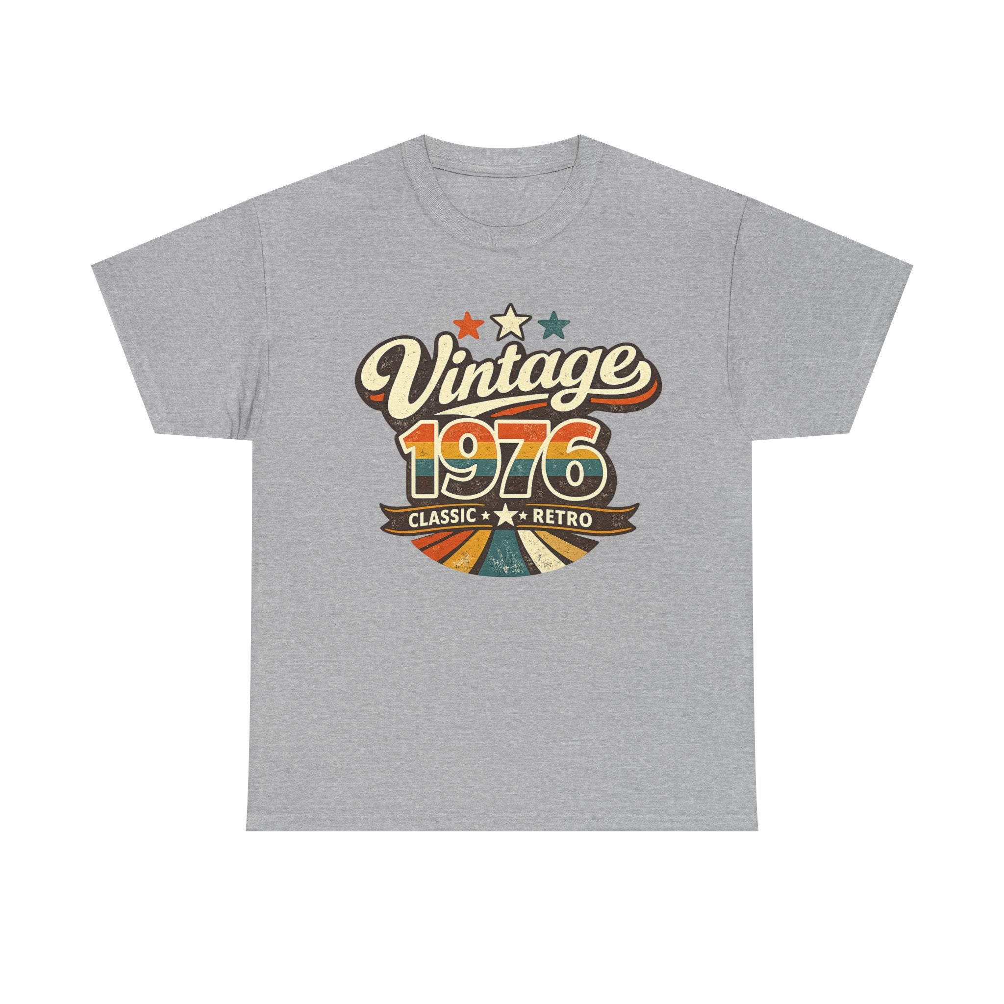 Vintage 1976 Retro Graphic Tee — Classic Birthday or Anniversary Gift