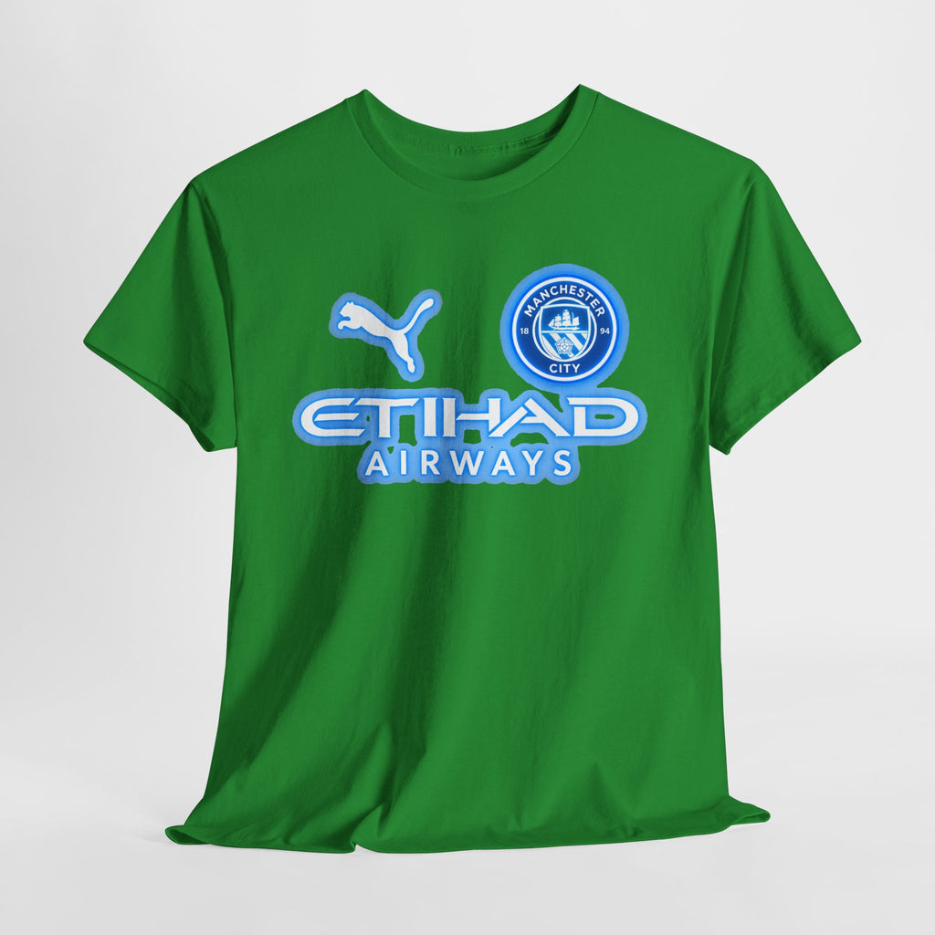 Manchester City Inspired Etihad Airways Logo Tee
