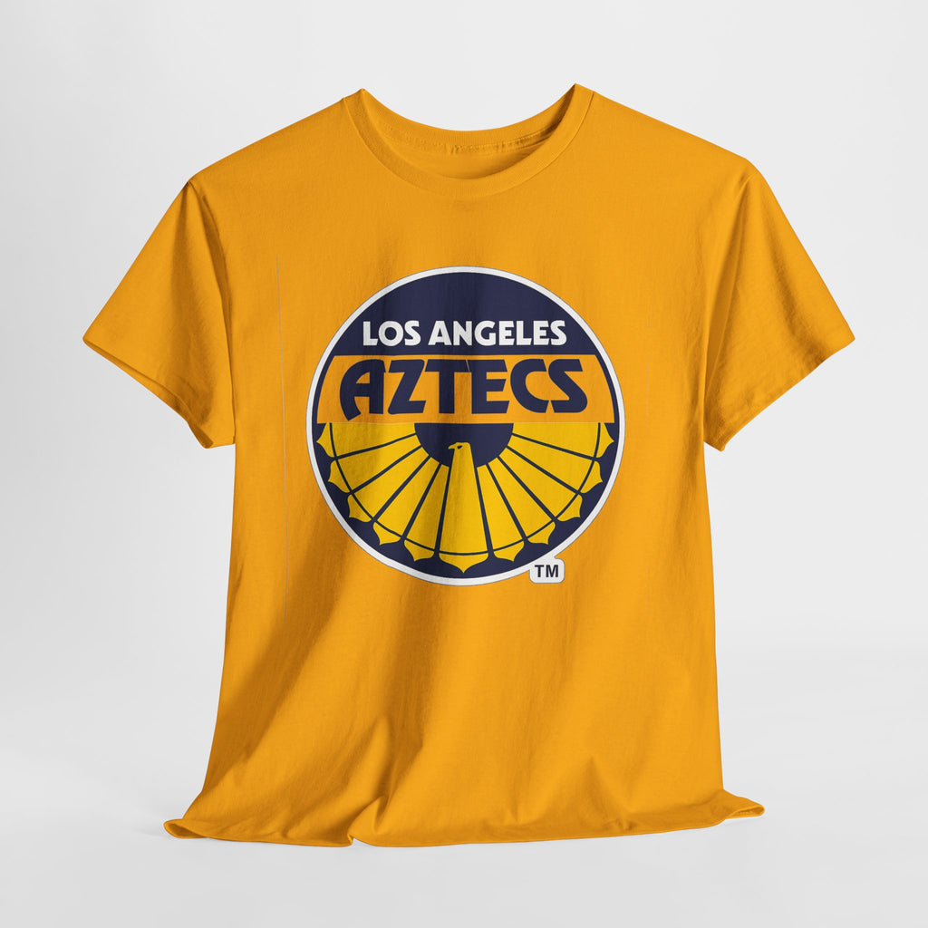 Los Angeles Aztecs Vintage Logo Cotton T-Shirt