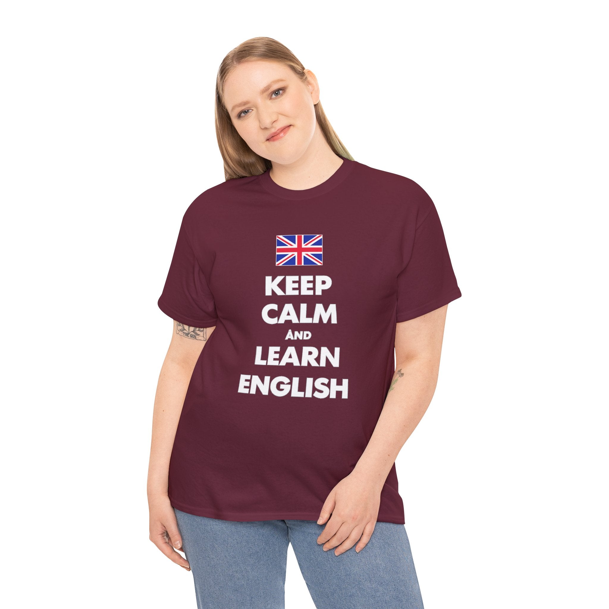 Keep Calm and Learn English T‑Shirt