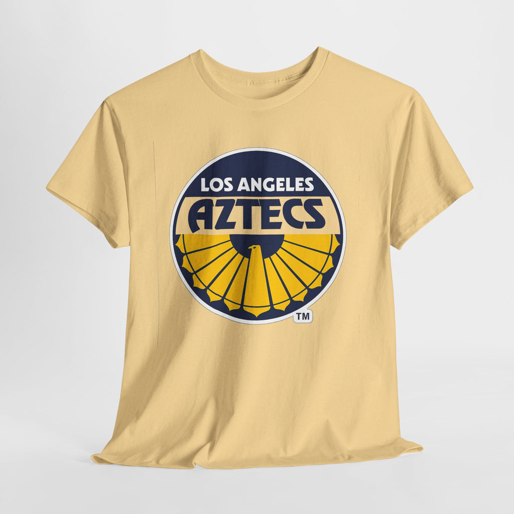 Los Angeles Aztecs Vintage Logo Cotton T-Shirt